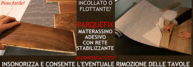 parquet materassino adesivo per posa parquet